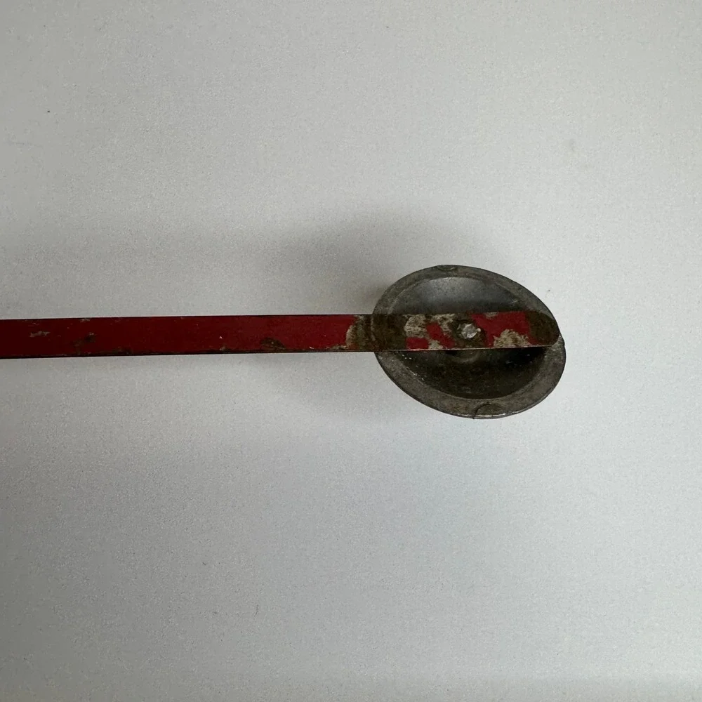 Antique Ice Thumper Breaker Red Primitive Kitchen Tool 10.5